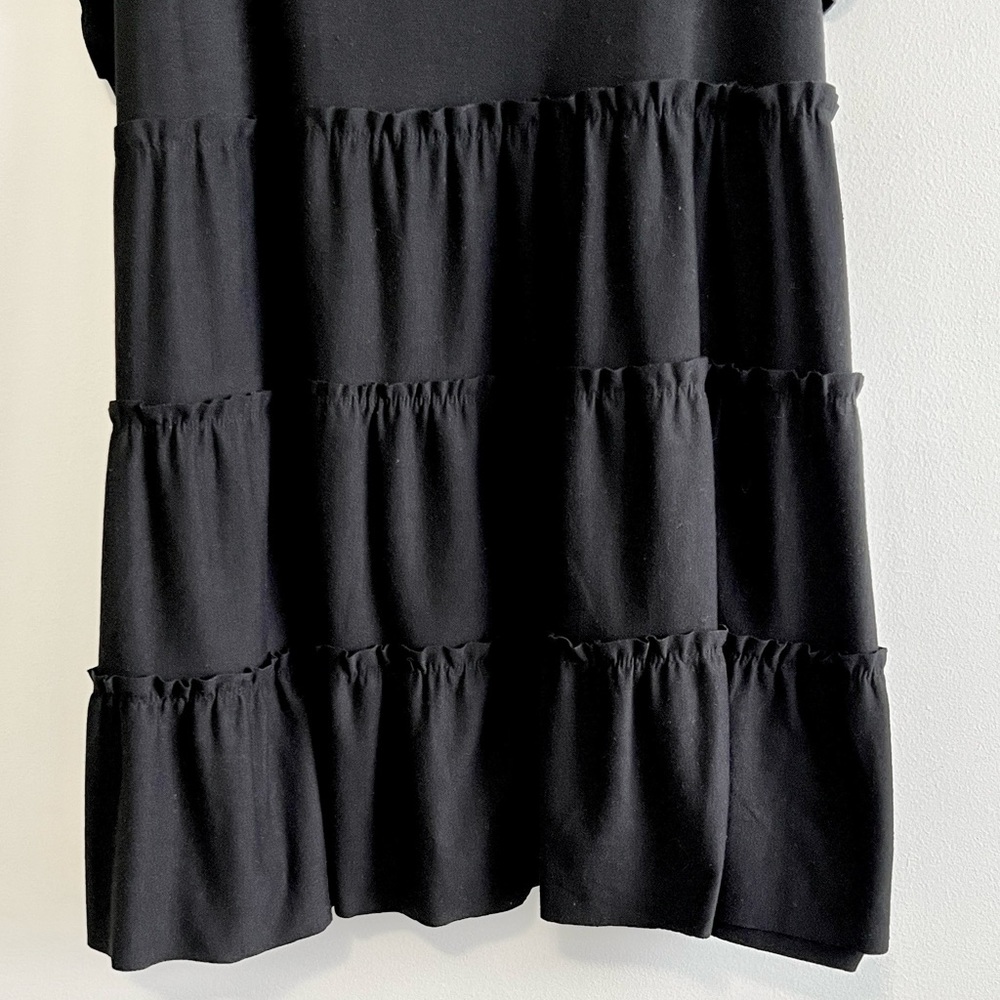 Zenana Ruffle Sleeve Tiered Tunic Top - Picture 3 of 5